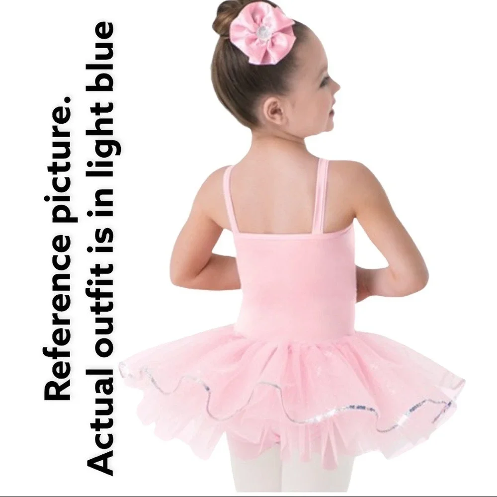 Weissman Pocket Full of Posies  dance leotard recital‎ girls size IC  Style 9100